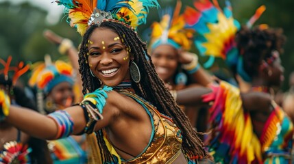 Naklejka premium Charleston Carifest in South Carolina, USA, celebrating Caribbean culture and heritage