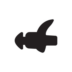 Ear plug logo icon, vector illustration design