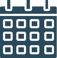   E-commerce Calendar  Glyph Icon