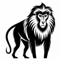 lion head vector 