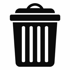 trash can icon trash can icon   Vector Illustration 