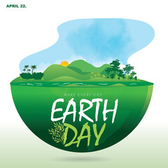 Earth Day celebrations often highlight the importance of environmental conservation and eco-activism. The idea of the Earth being decorated by leaves is a powerful symbol of nature's beauty our planet