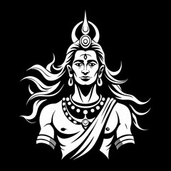 Shiva    Vector Illustration 