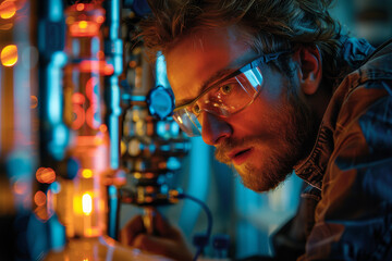 Researchers Working in a Sterile Laboratory Environment