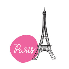 Paris, line art, vector illustration - 789845554