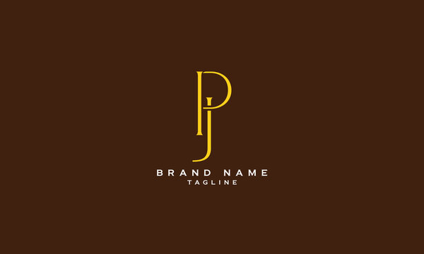 PHJ, PJH, HPJ, HJP, JHP, JPH, PJ, JP, Abstract initial monogram letter alphabet logo design