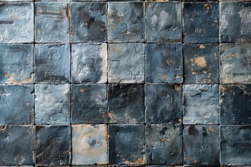 Within the expanse of ceramic tiles, a portrayal emerges--a nod to the resilience of entrepreneurs.