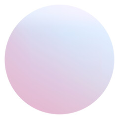 Circle png sticker geometric shape, pink gradient flat clipart