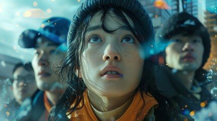 Obraz premium Osaka International Film Festival, showcasing new cinema from Asia and beyond