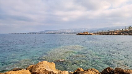 Sea near the island of Cyprus