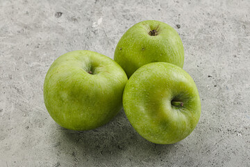 Sweet and juicy green apple