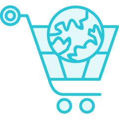 Worldwide Shopping Icon
