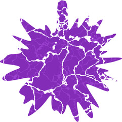 Abstract Starburst Blobs with marbles