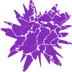 Abstract Starburst Blobs with marbles