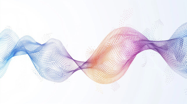 stract blue wave background