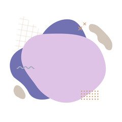 Memphis shape png clipart, transparent background