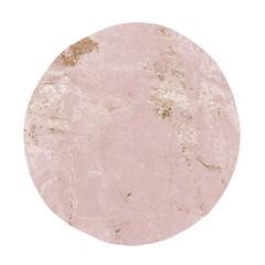 Pink marble coaster png clipart, aesthetic object on transparent background