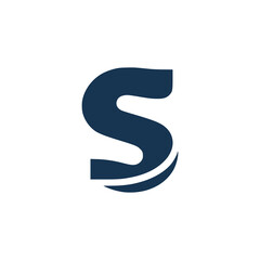 letter S sport logo vector illustration template design
