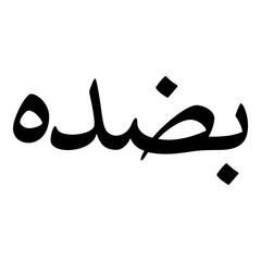 Padidah Muslim Girls Name Naskh Font Arabic Calligraphy