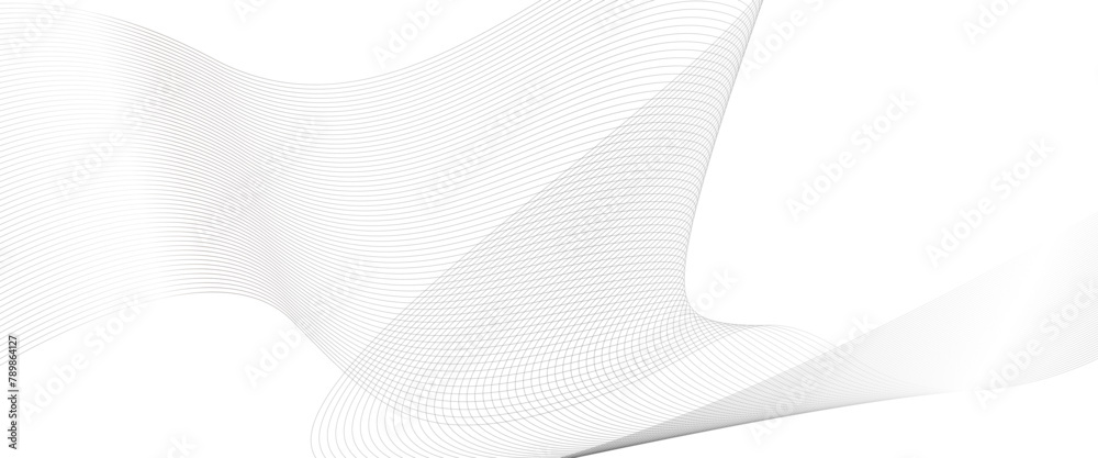 Poster vector abstract grey, white smooth element swoosh speed wave curve and wave lines in motion, smooth 