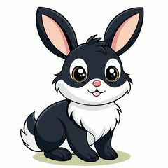 Rabbit cartoon Vector Illustration 