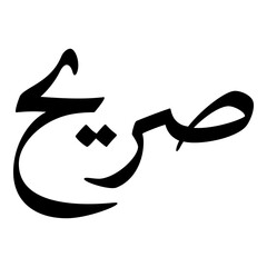 Sariyah Muslim Girls Name Naskh Font Arabic Calligraphy