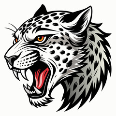 Head of a tiger Vector Illustration 