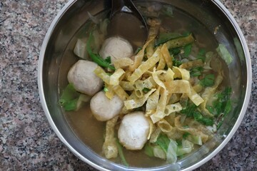 cooking pot with vegetables