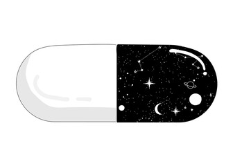 Capsule png clipart, mental health, transparent background