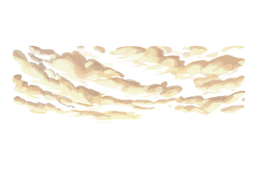 Nature png sticker, minimal cloud design, transparent background