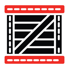 Obraz premium E-commerce Fulfillment Solutions Glyph Icon