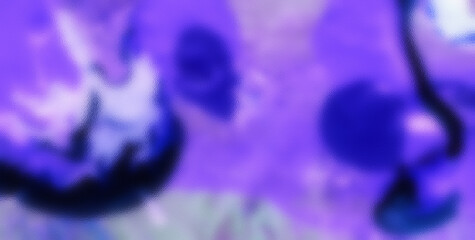 Contemporary Blue Fluidity: Abstract Glass Effect Design