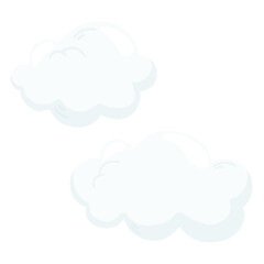 Obraz premium Cloud png sticker, cute illustration, transparent background