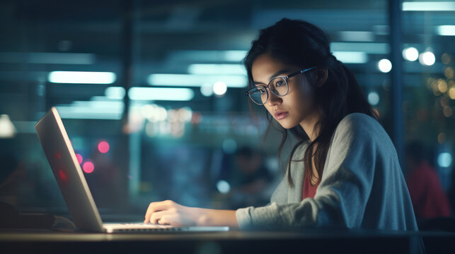 Diverse team of young professionals is working in modern business company. Working day of an office worker. Business, consulting, and technology concept.