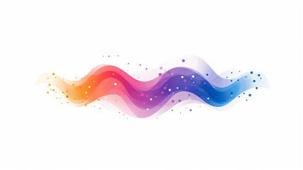 a logo on a white background showing a graph line, vector sytle.