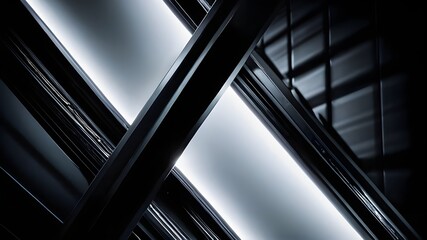 Light Trails Symbolizing Communications Management, Light Trail Metaphor for Efficient Technology Management, Light Trails Illustrating Streamlined Communications Management, Technology Management Rep