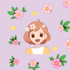 Cartoon Portrait clipart 