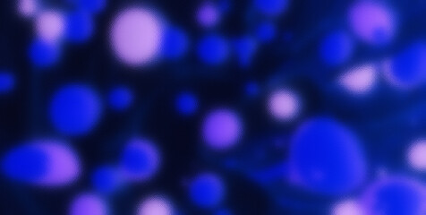 Surreal Blue Luminosity: Abstract Glass Background