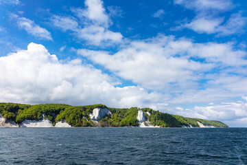 Kreidefelsen an der Ostseeküste auf der Insel Rügen