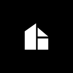 home real estate company logo design 
