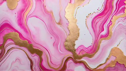 Alcohol art Pink gold marble background , abstract alcohol ink, Backdrop design