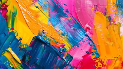 Vibrant This adjective points towards bright, bold colors that stand out and grab attention Vibrancy in art usually conveys energy and emotion, making the artwork pop