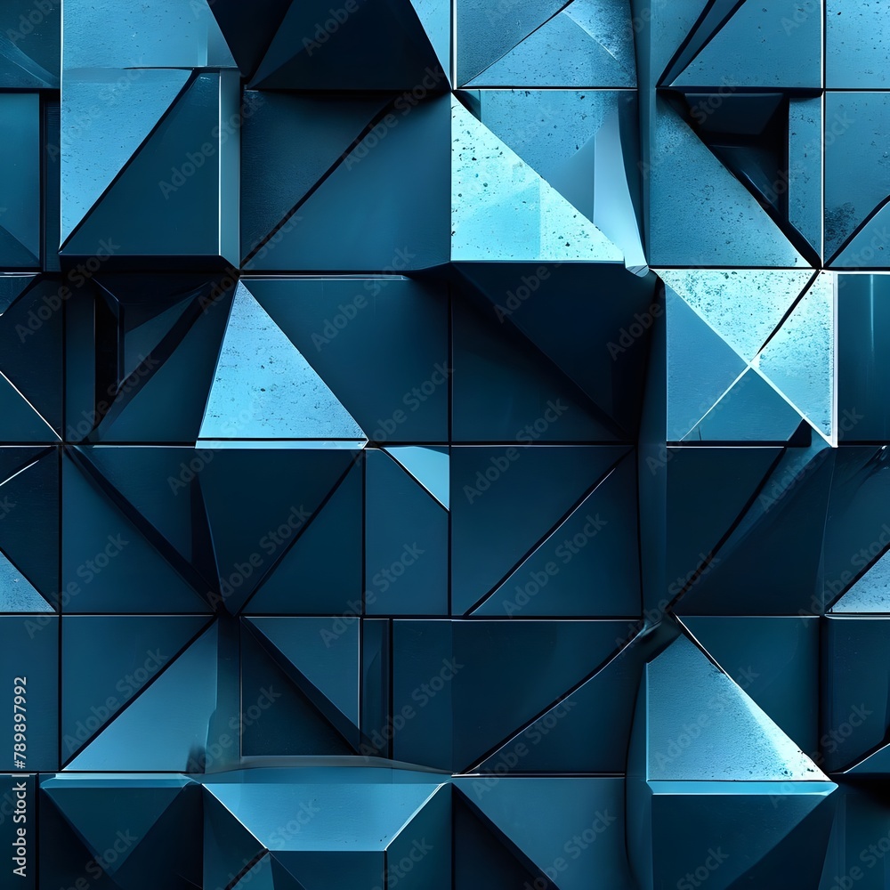 Wall mural abstract geometric background