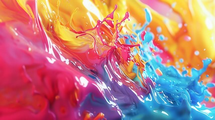 water color, cartoon, animation 3D, vibrant - obrazy, fototapety, plakaty