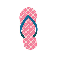 Summer Slipper Illustration