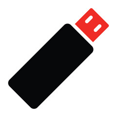 USB  Glyph Icon 