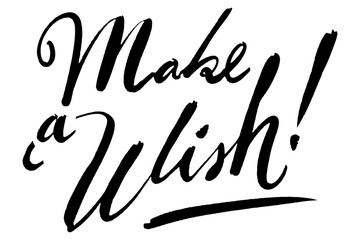 Png make a wish wessage calligraphy