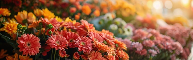 Abundance of Blooms: Vibrant and Colorful Flowers in Full Bloom
