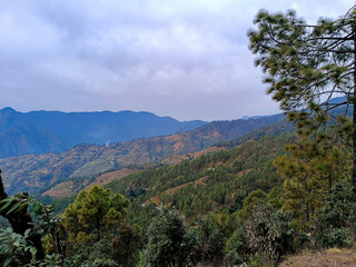 Fototapeta na wymiar Gwaldum, Chamoli, Uttarakhand