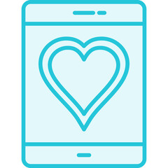 Mobile Heart Icon